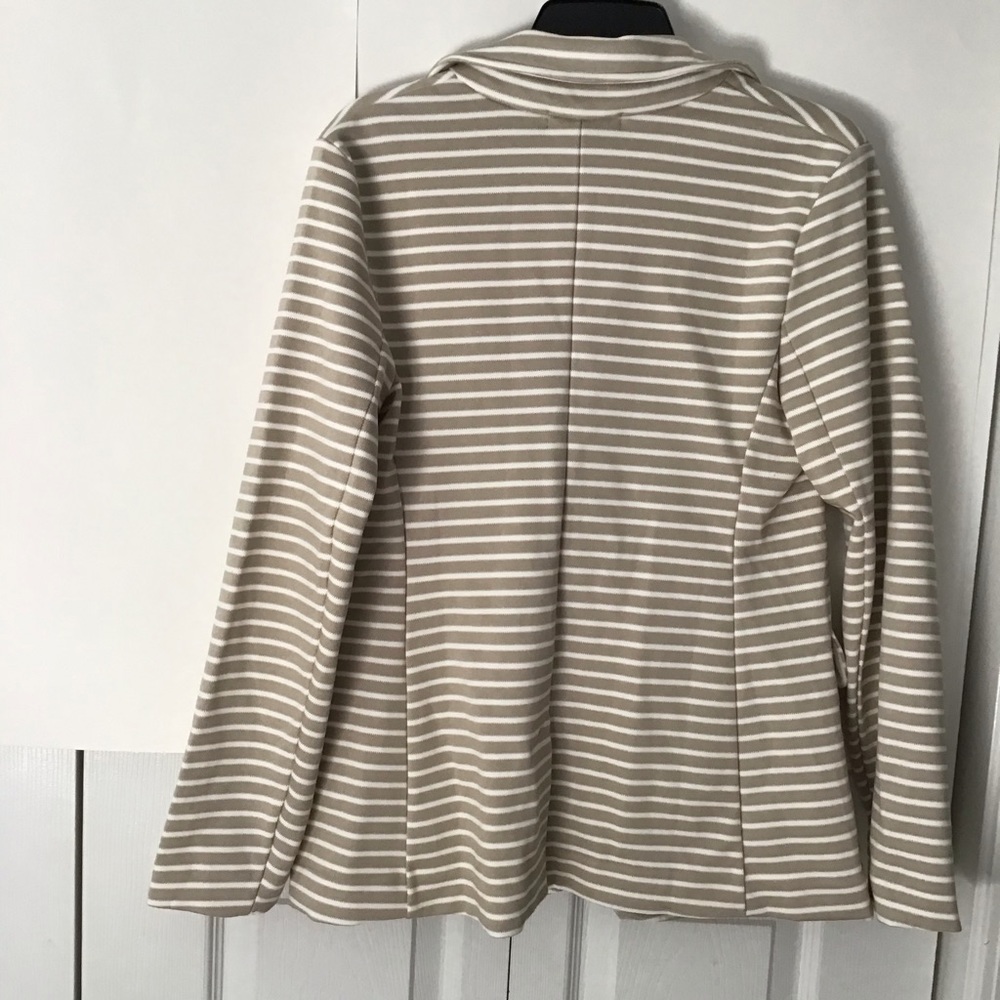 NWT Women’s Banana Republic Pique Knit double Breasted Blazer Jacket M - Picture 3 of 9